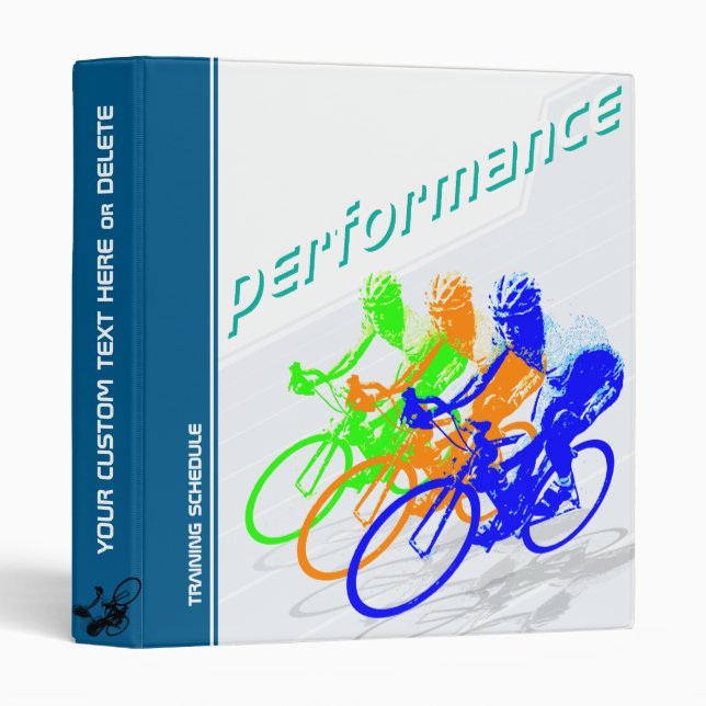 Cyclist Training Schedule 1" Binder (Front/Spine)