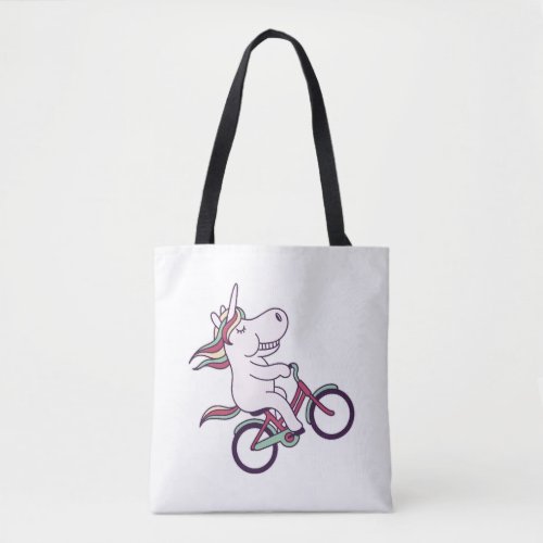 CYCLIST UNICORN TOTE BAG