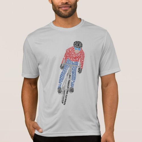 Cyclist Word Art Bicycle Bike T_Shirt