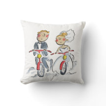 Cyclists Bride and Groom