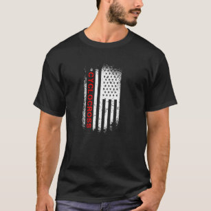 Cyclocross American Flag T-Shirt