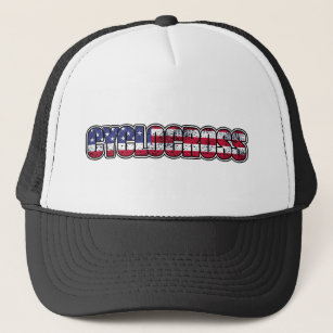 Cyclocross American Flag Trucker Hat