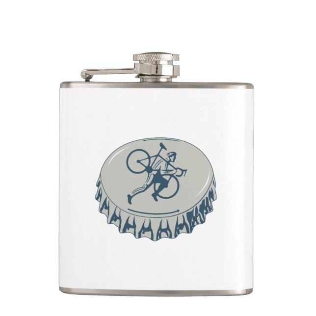 Cyclocross Beer Flask (Front)