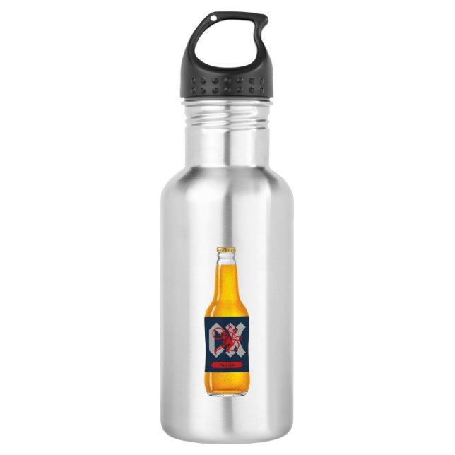 Cyclocross Beer Stainless Steel Water Bottle (Front)