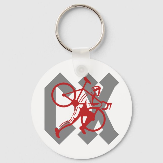 Cyclocross Keychain (Front)