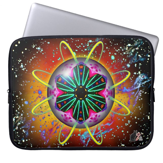 Cyclon Orbz Kaleid Laptop Sleeve (Front)
