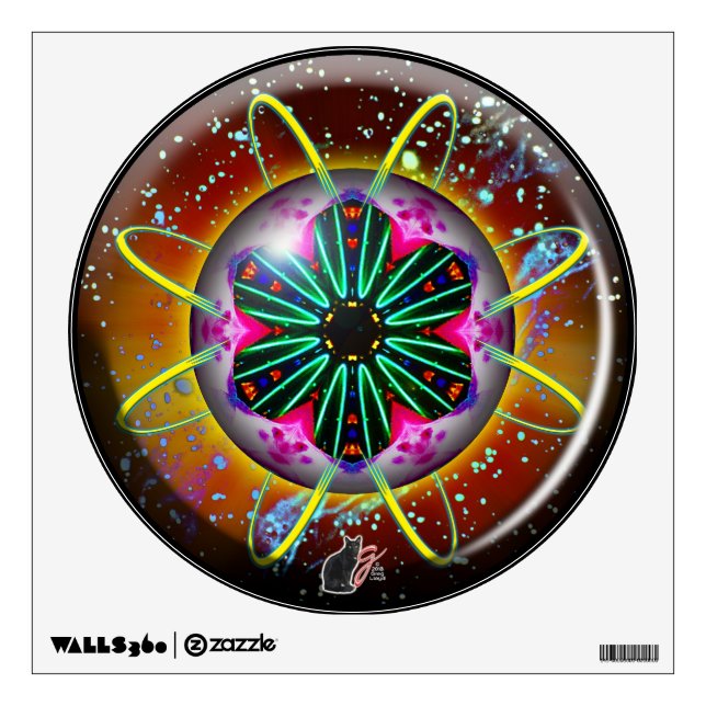 Cyclon Orbz Viewport Lens Wall Decal (Front)