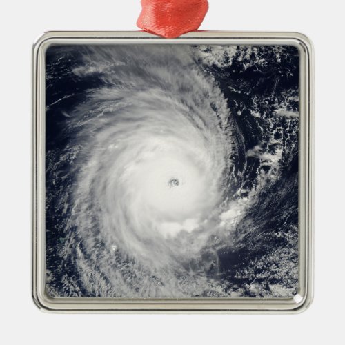 Cyclone Adeline_Juliet moving west Metal Ornament
