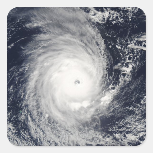 Cyclone Adeline-Juliet moving west Square Sticker (Front)