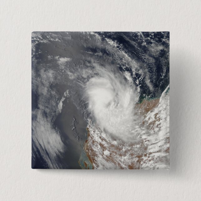 Cyclone Dominic off the shore of Western Austra Button (Front)