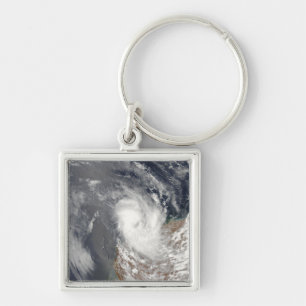 Cyclone Dominic off the shore of Western Austra Keychain