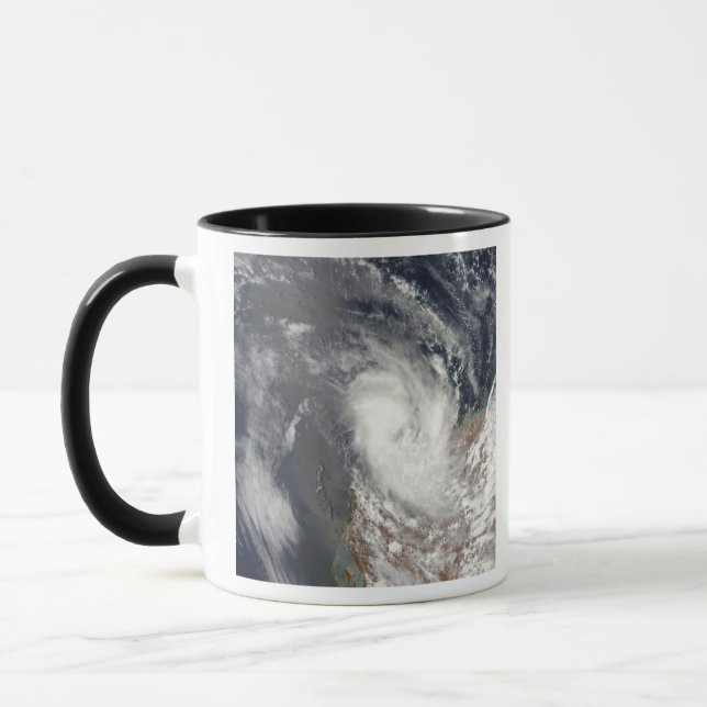 Cyclone Dominic off the shore of Western Austra Mug (Left)