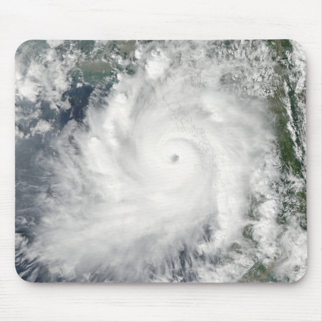 Cyclone Giri moves ashore over Burma Mouse Pad (Front)