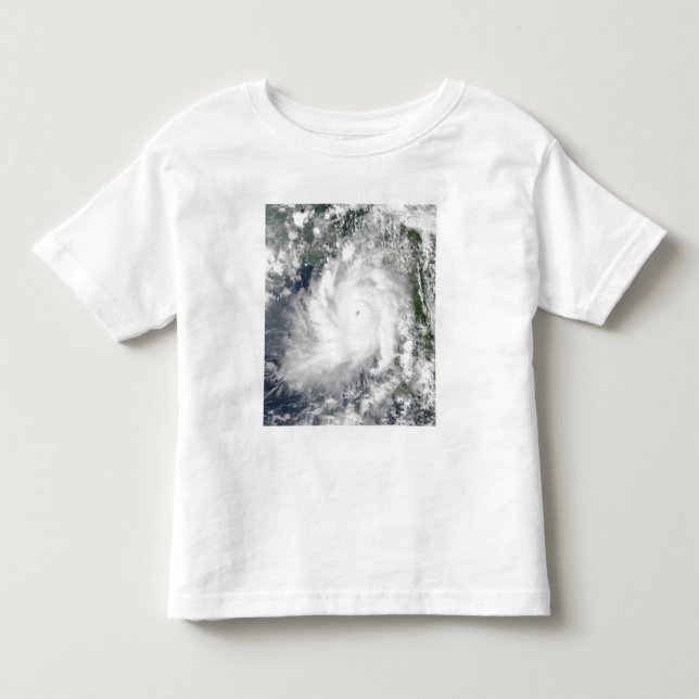 Cyclone Giri moves ashore over Burma Toddler T-shirt (Front)