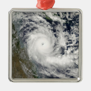 Cyclone Ingrid Metal Ornament