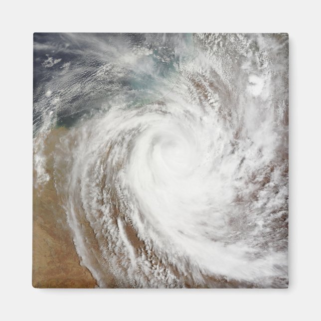 Cyclone Laurence moves far inland Magnet (Front)