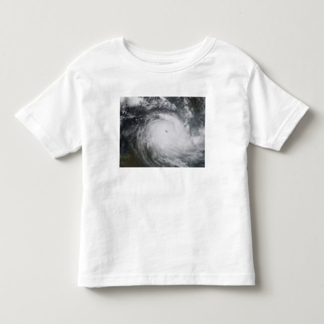 Cyclone Monica in the south Pacific Ocean Toddler T-shirt (Front)