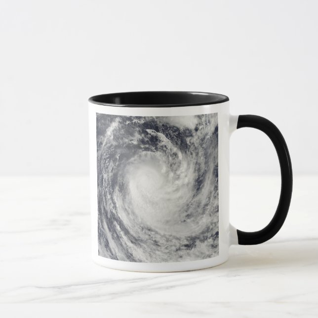 Cyclone Rene over the South Pacific Ocean Mug (Right)