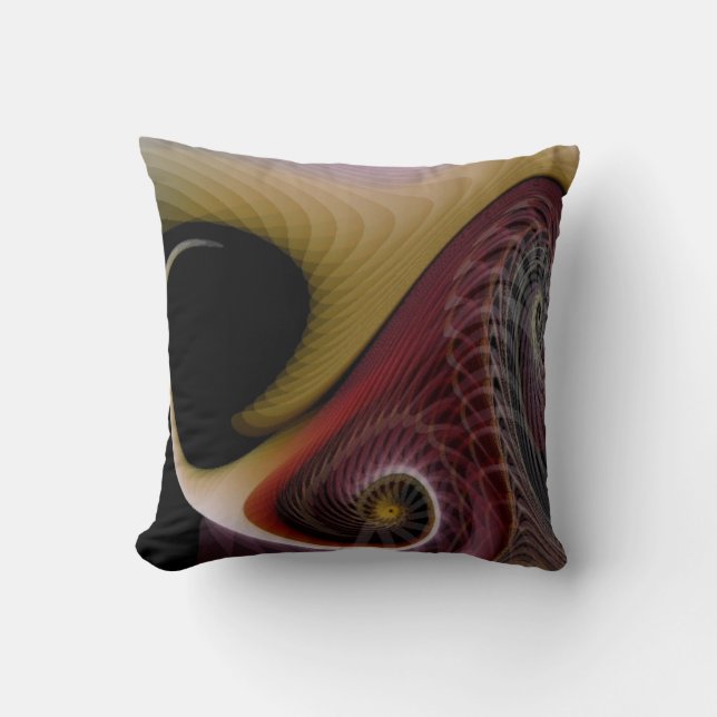 Cyclone Throw Pillow (Front)