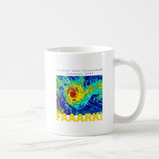 Cyclone Yasi, Queensland, February 2011 Coffee Mug (Right)