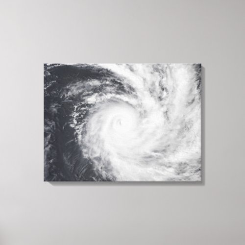 Cyclone Zoe in the South Pacific Ocean Canvas Print