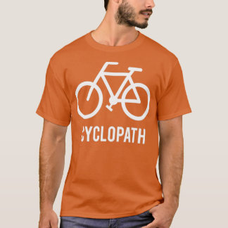 Cyclopath, bicycle black , cyclist black shirt
