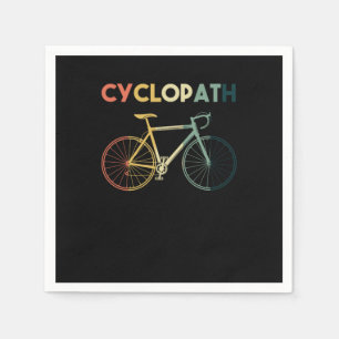 Cyclopath Cyclist Bike Cycling Mountain Bike Gift Napkins