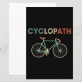 Cyclopath Funny Bicycle Cyclist Humor (Front/Back)