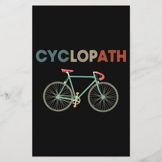 Cyclopath Funny Bicycle Cyclist Humor (Front)