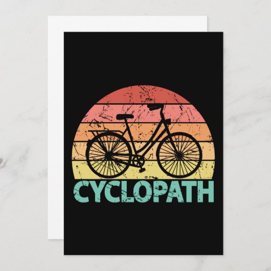 Cyclopath Funny Cycling Bicycle (Front/Back)