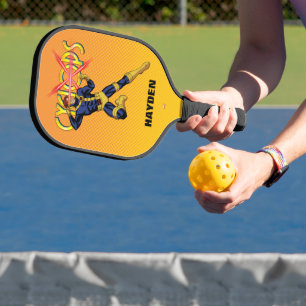 Cyclops Character Pose Pickleball Paddle