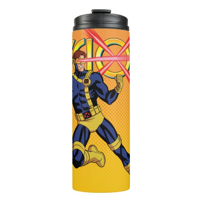 Cyclops Character Pose Thermal Tumbler (Front)