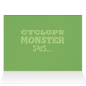 Cyclops Monster (money gift) card (Inside Horizontal (Top))