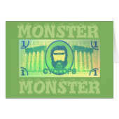 Cyclops Monster (money gift) card (Front Horizontal)