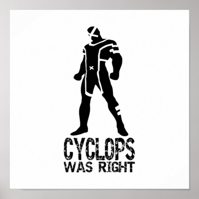 Cyclops was right poster (Front)