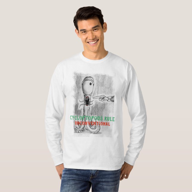 "Cycloptopods Rule" Long Sleeve T-Shirt (Front Full)