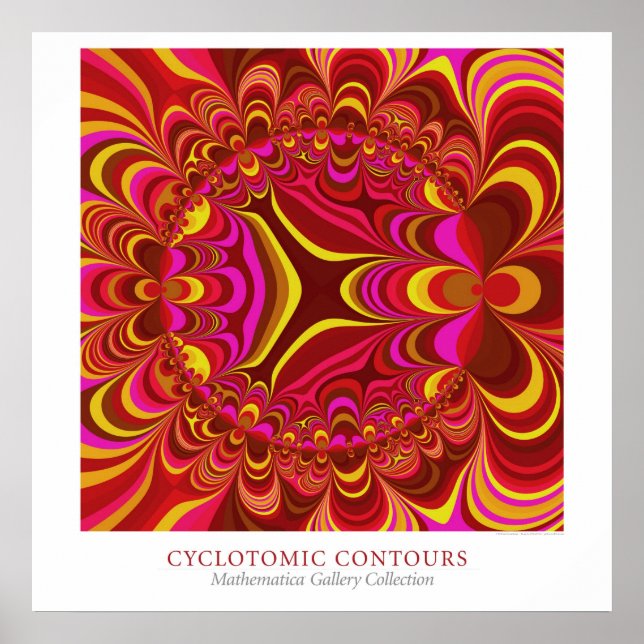 Cyclotomic Contours Poster (Front)