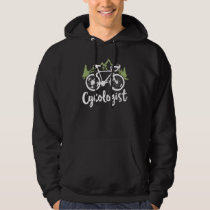 Cycologist Bicycle Riding Cycologist Mountain Bike Hoodie