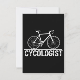 Cycologist Bike Cycling Bicycle Cyclist Note Card