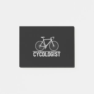Cycologist Bike Cycling Bicycle Cyclist Post-it Notes