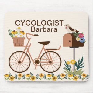 Cycologist Biking Mouse Pad