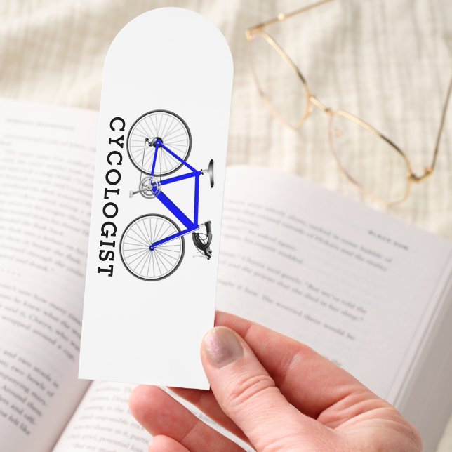 Cycologist Blue Bicycle Bookmarks (Hand)