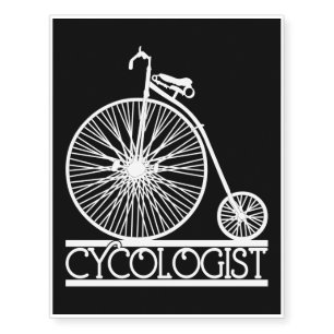 Cycologist BMX Rider, Bicycle Racing Cyclist Lover Temporary Tattoos