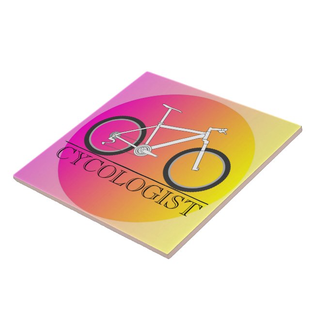 Cycologist Ceramic Tile (Side)