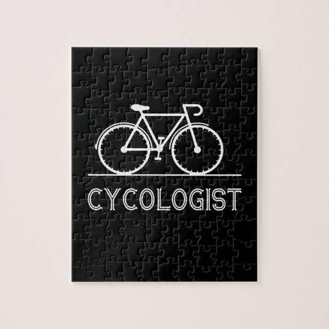Cycologist Cycle Lover Gift Cycling Mountain Gift Jigsaw Puzzle (Vertical)