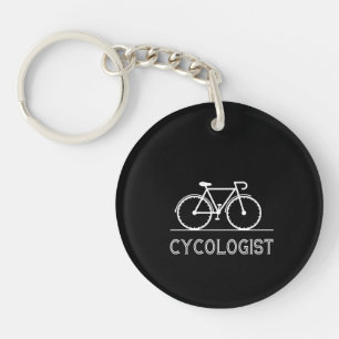 Cycologist Cycle Lover Gift Cycling Mountain Gift Keychain