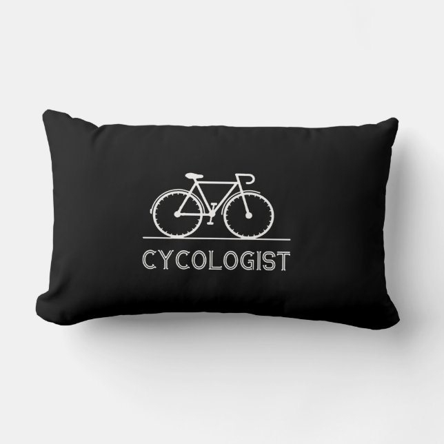 Cycologist Cycle Lover Gift Cycling Mountain Gift Lumbar Pillow (Front)