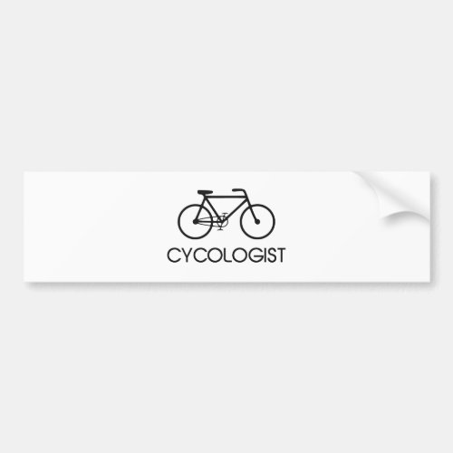 Cycologist Cycling Cycle Bumper Sticker