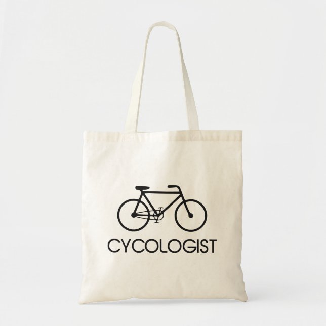 Cycologist Cycling Cycle Tote Bag (Front)