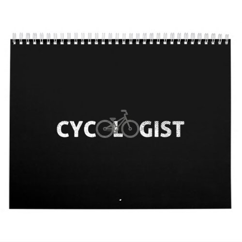 Cycologist Cyclist Road Bike Calendar